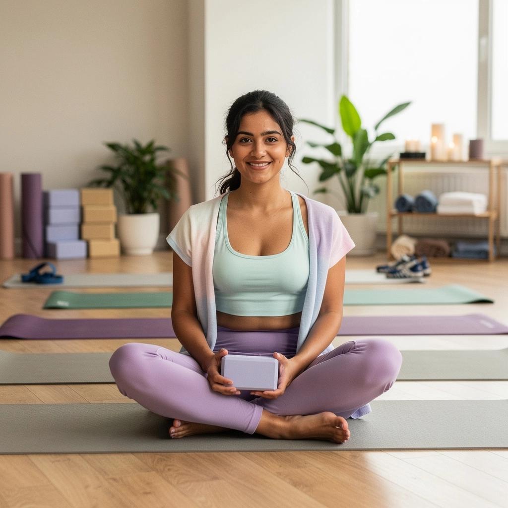 Estudiantes de yoga practicando una secuencia de asanas que favorecen la función digestiva.